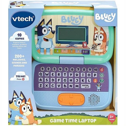 ※パッケージにダメージあり【VTech】 ブルーイ ゲームタイム ラップトップ Bluey Game Time Laptop /英語学習/単語/サウンド/フレーズ/キーボード/パソコン/PC_7