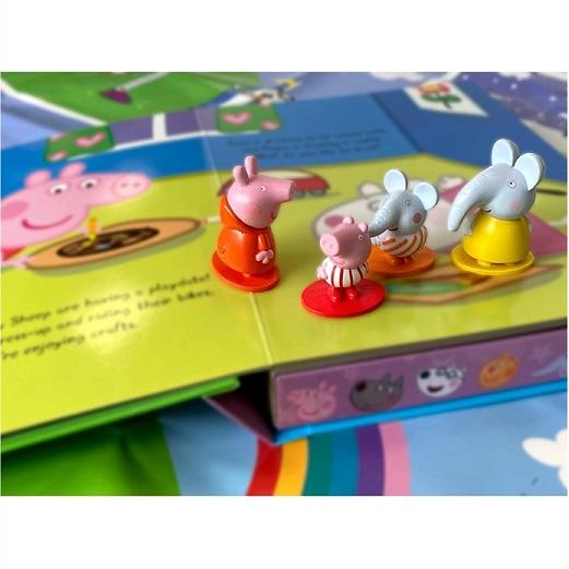 ペッパピッグ マイ ビジー ブック 英語絵本 フィギュア 10体入り B