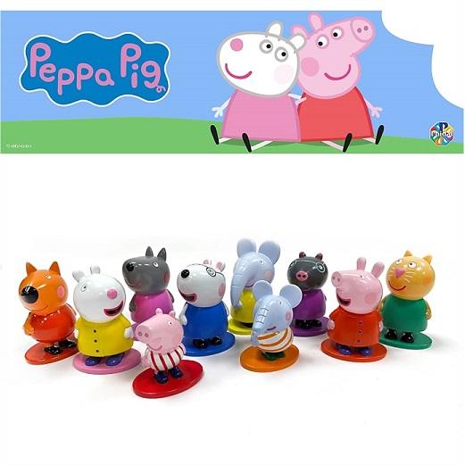 ペッパピッグ マイ ビジー ブック 英語絵本 フィギュア 10体入り B