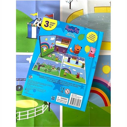 ペッパピッグ マイ ビジー ブック 英語絵本 フィギュア 10体入り B