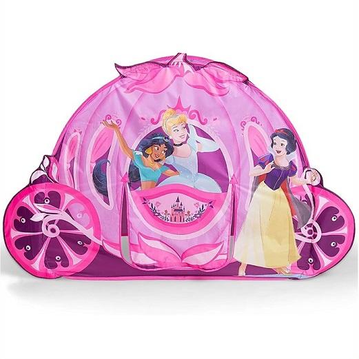 【Disney Princess】 プレイハット ディズニー プリンセス 馬車/プレイハウス/プレイテント/ポップアップ テント/数秒でポップアップ/収納簡単/テント_1