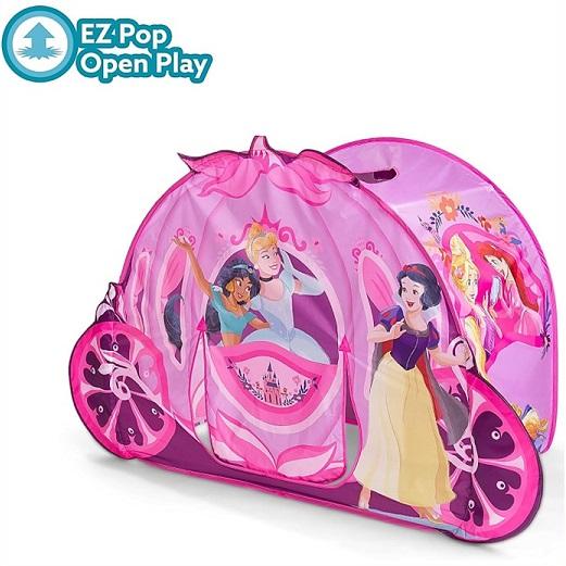 【Disney Princess】 プレイハット ディズニー プリンセス 馬車/プレイハウス/プレイテント/ポップアップ テント/数秒でポップアップ/収納簡単/テント_2