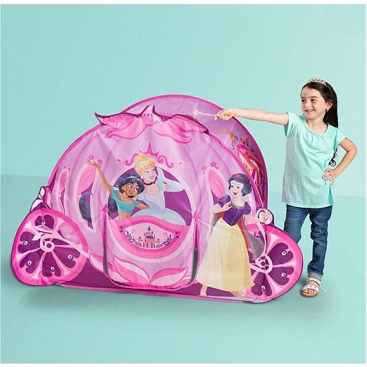 【Disney Princess】 プレイハット ディズニー プリンセス 馬車/プレイハウス/プレイテント/ポップアップ テント/数秒でポップアップ/収納簡単/テント_5