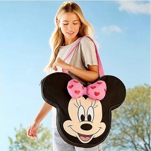 Disney】 US ディズニー限定 ミニーマウス ビッグフェイス トート