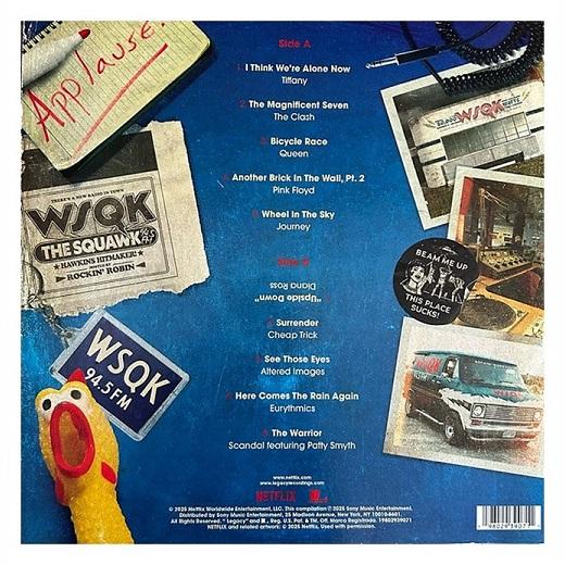 Stranger Things 】 米国限定 ストレンジャー・シングス WSQK レコード