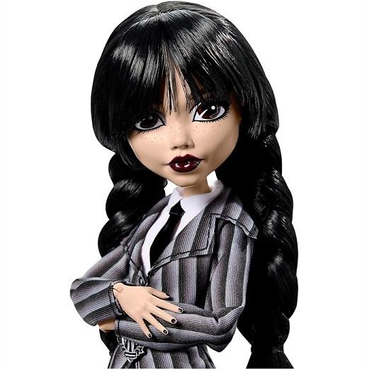 【Monster High】 モンスターハイ×ウェンズデー ドール ネバーモア アカデミー制服姿のウェンズデー・アダムス コレクタブル（シングとバックパック付き）/限定_2