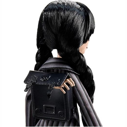 【Monster High】 モンスターハイ×ウェンズデー ドール ネバーモア アカデミー制服姿のウェンズデー・アダムス コレクタブル（シングとバックパック付き）/限定_3