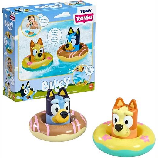 【Bluey】 ブルーイ ＆ ビンゴ ウォータートイ 2-in-1 スプラッシュ＆フロート バス＆プールプレイセット/お風呂おもちゃ/バストイ/プール/お風呂/（Yahoo!・AJマート）