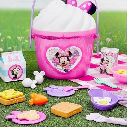 【Disney Junior】 ディズニージュニア ミニーマウス フード バケット 25ピース キッチンごっこセット/おままごと/おもちゃ/クリスマス/誕生日
