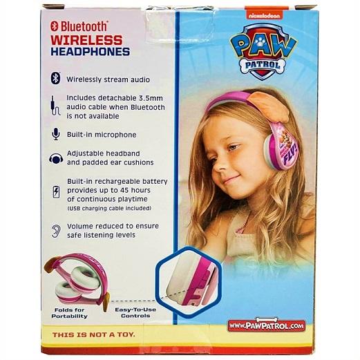 eKids【パウパトロール】 スカイ ワイヤレスヘッドホン 内臓マイク
