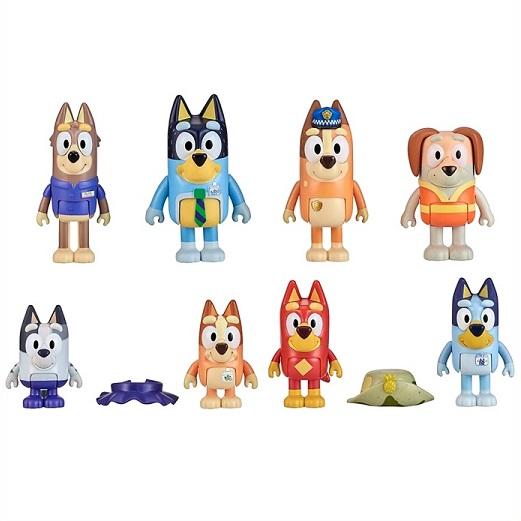 ディズニー ジュニア Bluey ブルーイ 限定 お仕事 Work パック 8体