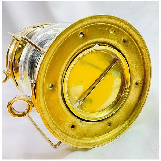 Nautical Brass】真鍮製 アンカーオイルランプ リーズ・バートン