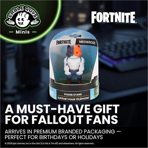ケーブルガイズ】 Fortnite フォートナイト ニャッスル ミニ イヤホン