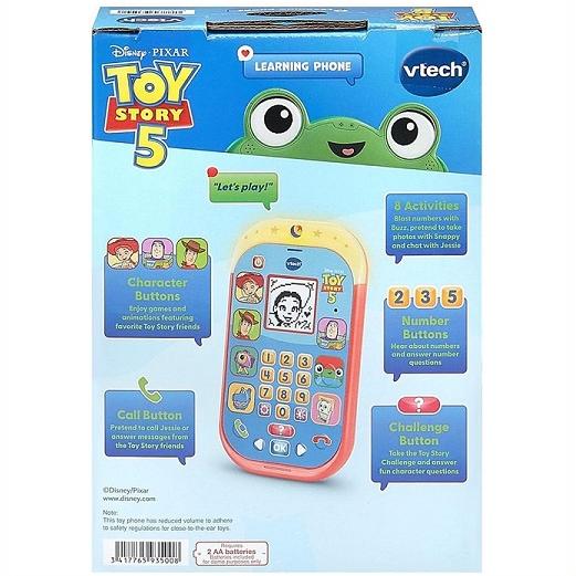 VTech】 ディズニー＆ピクサー トイストーリー 5 ラーニングフォン