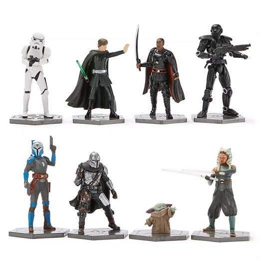 ディズニーストア公式 スターウォーズ マンダロリアンフィギュア8体セット Star Wars/スターウォーズ】 Mandalorian マンダロリアン フィギュア 8
