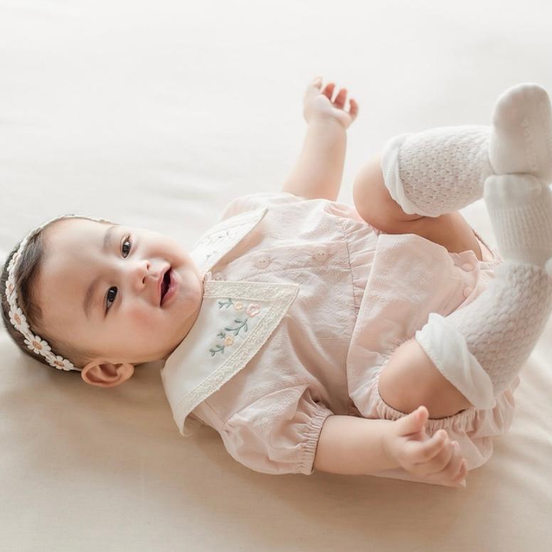 フラワー刺繍襟のロンパース Happy Prince 夏のベビー服 韓国 子供服 出産祝い ギフト 夏のお出かけ 新生児 キッズ 0歳 1歳 2歳 かわいい おしゃれ 女の子 Hmm1 01bs11 Ajoah 通販 Yahoo ショッピング