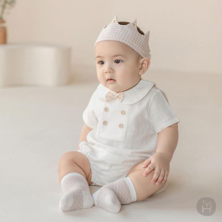おめかし王子様のサマーロンパース Happy Prince 夏のベビー服 韓国 子供服 誕生日 ギフト 夏のお出かけ 新生児 0歳 1歳 2歳 かわいい おしゃれ 男の子 Hmm1 01ro16 Ajoah 通販 Yahoo ショッピング