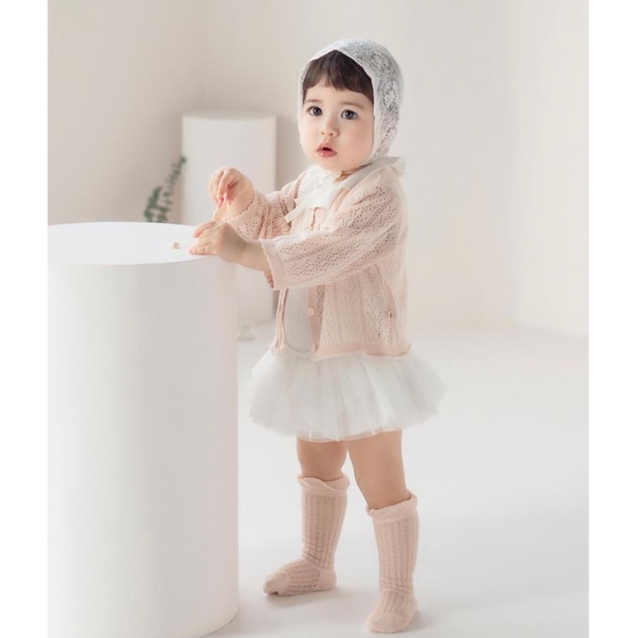 レース編みbabyサマーハイソックス Happy Prince 韓国子供服 肌着 赤ちゃん 靴下 新作からsaleアイテム等お得な商品満載 2歳 かわいい 1歳 おしゃれ ベビーソックス 女の子 0歳