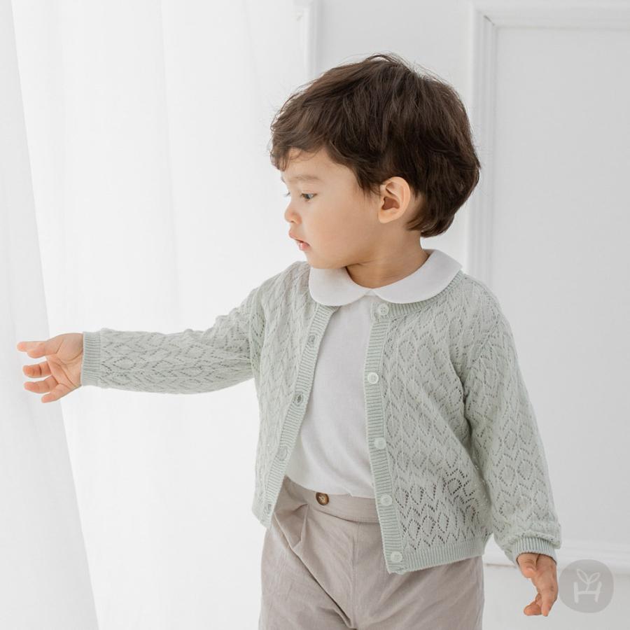 Polnet ベビーニットカーディガン Happy 人気ブラドン Prince 韓国子供服 プレゼント ギフト お出かけ 新生児 男の子 0歳 おしゃれ キッズ 2歳 1歳 女の子 かわいい