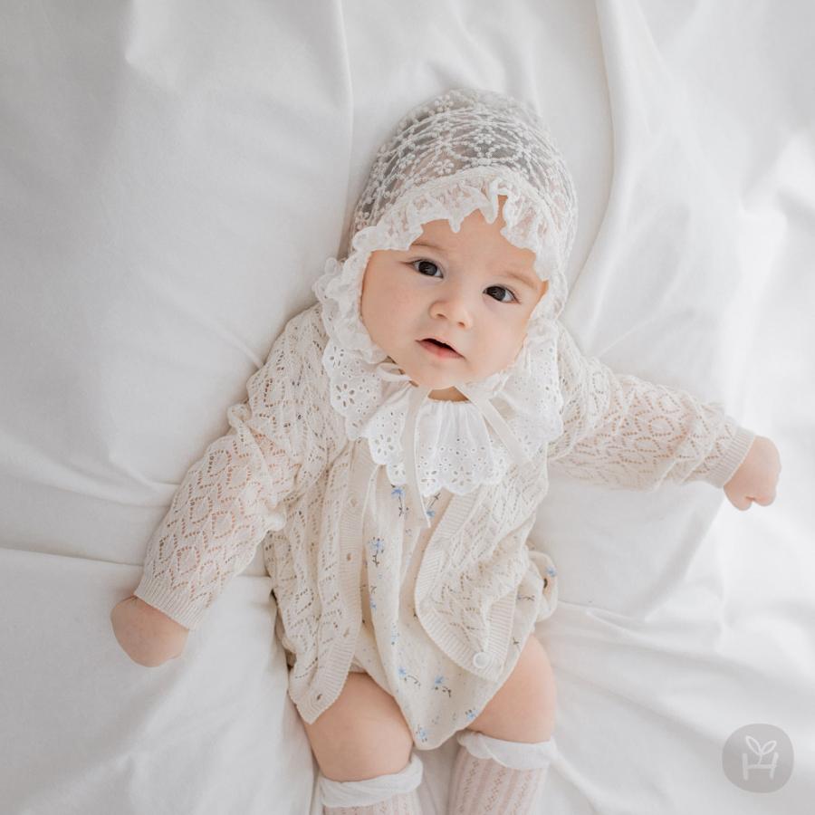 Polnet ベビーニットカーディガン Happy 人気ブラドン Prince 韓国子供服 プレゼント ギフト お出かけ 新生児 男の子 0歳 おしゃれ キッズ 2歳 1歳 女の子 かわいい