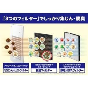 シャープ プラズマクラスター7000 加湿空気清浄機 KC-30T7-W (ホワイト) | プラズマクラスター | 03