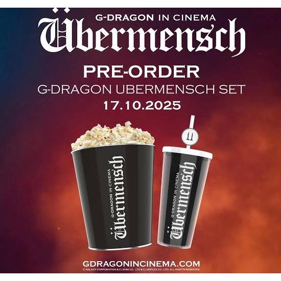 年末間に合えば先に発送【1/15発送】G-DRAGON UBERMENSCH 海外シネマ