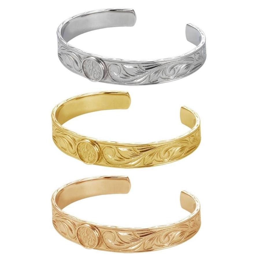 ハワイアンジュエリー コインバングル ステンレス メンズ 金属  