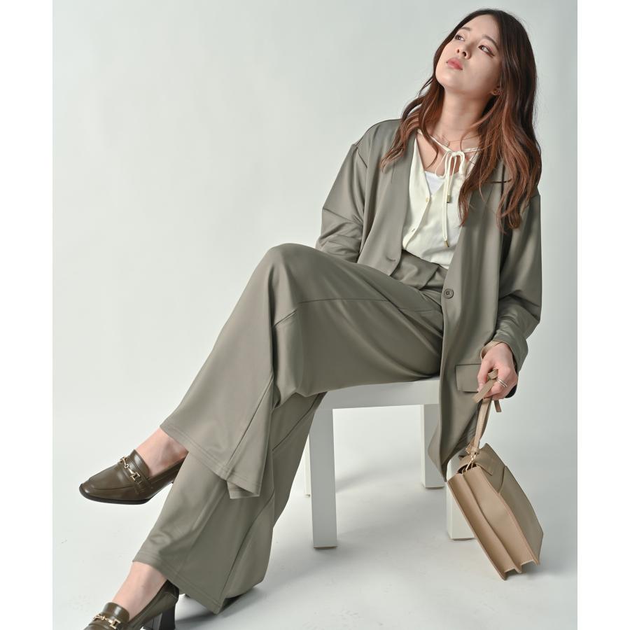 WS KNIT PANT &DRESS 上下セット トップス 