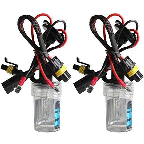 【e-auto fun】 55W H1 HIDバルブ 6000K ヘッドライト 2個セット