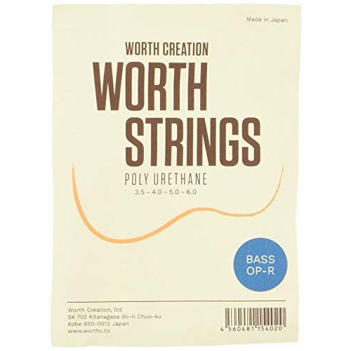 Worth Strings OP-R ウクレレ弦 ベースレギュラー 27 インチ フロロカーボン オレンジ