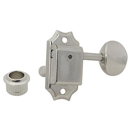 GOTOH ギター用ペグ、3+3、05Mボタン、ニッケル (20332NX) SD90-05M-3+3-N