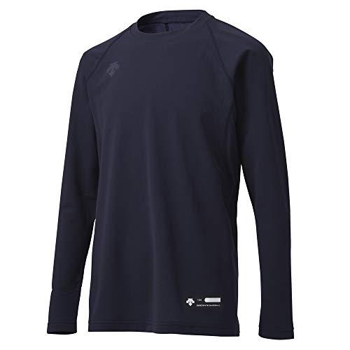 DESCENT (デサント) 少年野球 ジュニア丸首長袖アンダーシャツ Dネイビー 160cm JSTD-771