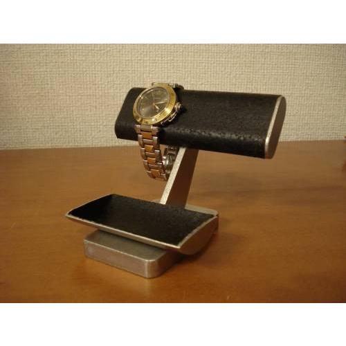 腕時計 ブラックだ円2本掛けインテリアディスプレイスタンド ak-design