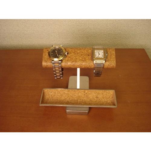 ハンドメイド　どっしり安定腕時計ケース風腕時計スタンド 【トレイ】