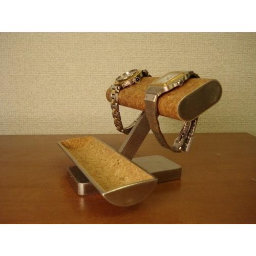 ハンドメイド　どっしり安定腕時計ケース風腕時計スタンド 【トレイ】