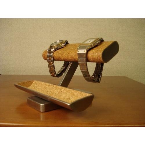 ハンドメイド　どっしり安定腕時計ケース風腕時計スタンド 【トレイ】