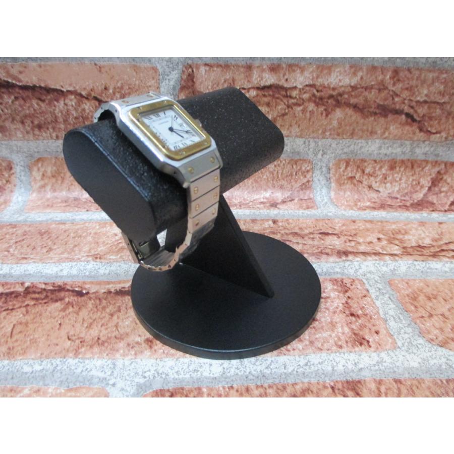 腕時計スタンド　腕時計スタンド おしゃれ　オールブラックだ円パイプ腕時計スタンド 腕時計スタンド オールブラック2本掛けだ円パイプトレイ、指輪