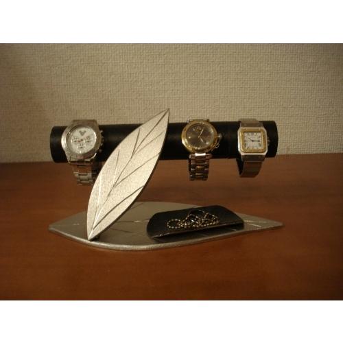 腕時計スタンド 腕時計スタンド おしゃれ ウォッチスタンド 時計スタンド 黒ダブルリーフトレイ付き腕時計スタンド 高級 Akデザイン 腕時計スタンド 腕時計用ケース 楽ギフ 包装