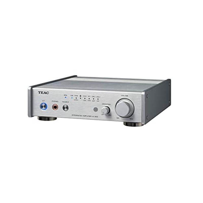 【新品 未使用 日本製】 TEAC(ティアック) AI-303-S シルバー USB DAC/ステレオプリメインアンプ/ヘッドホンアンプ 小型コンパクト/Blueto 【X1106795512】(38603円)