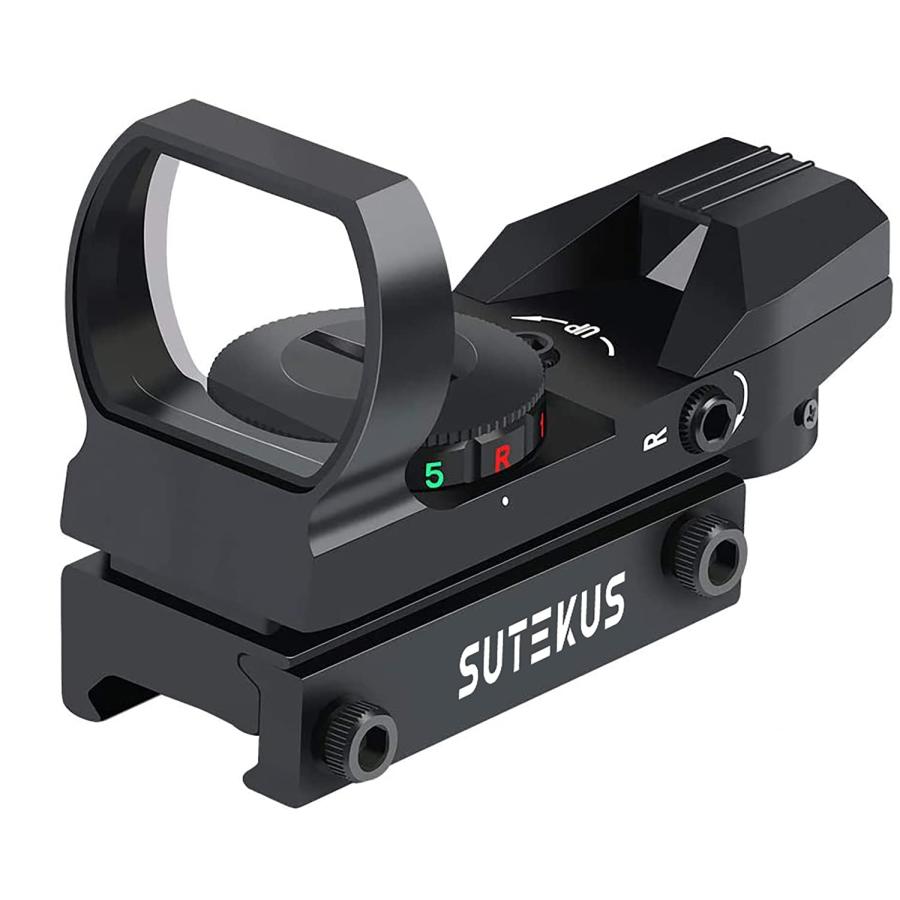 Sutekus 1 マルチドット 照準器 ドットサイト 2色 4パターン 20mmレール規格対応正規品 (照準器本体のみ)（Yahoo!・AK-leaf）