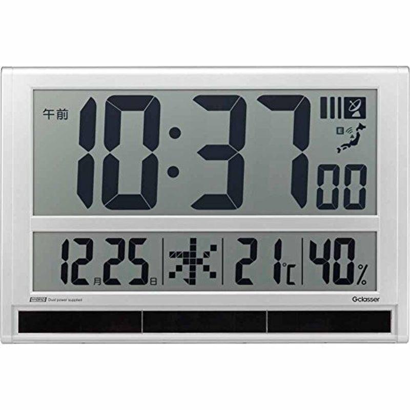 キングジム Ak Shopのキングジム インテリア時計 時計 ハイブリッドデジタル電波時計 掛け時計 壁掛け時計