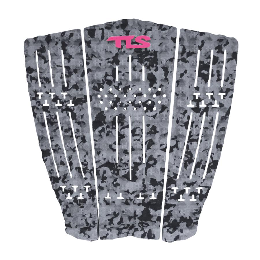 TLS ツールス デッキパッド JOB GREY CAMO グレーカモ サーフィン デッキパット サーフボード 滑り止め ３ピース