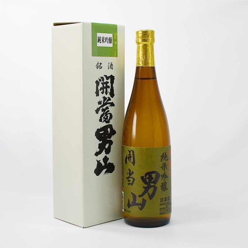 開当男山 純米吟醸 箱入 720ml : 赤べこのさと宅配便 COWBEかうべ