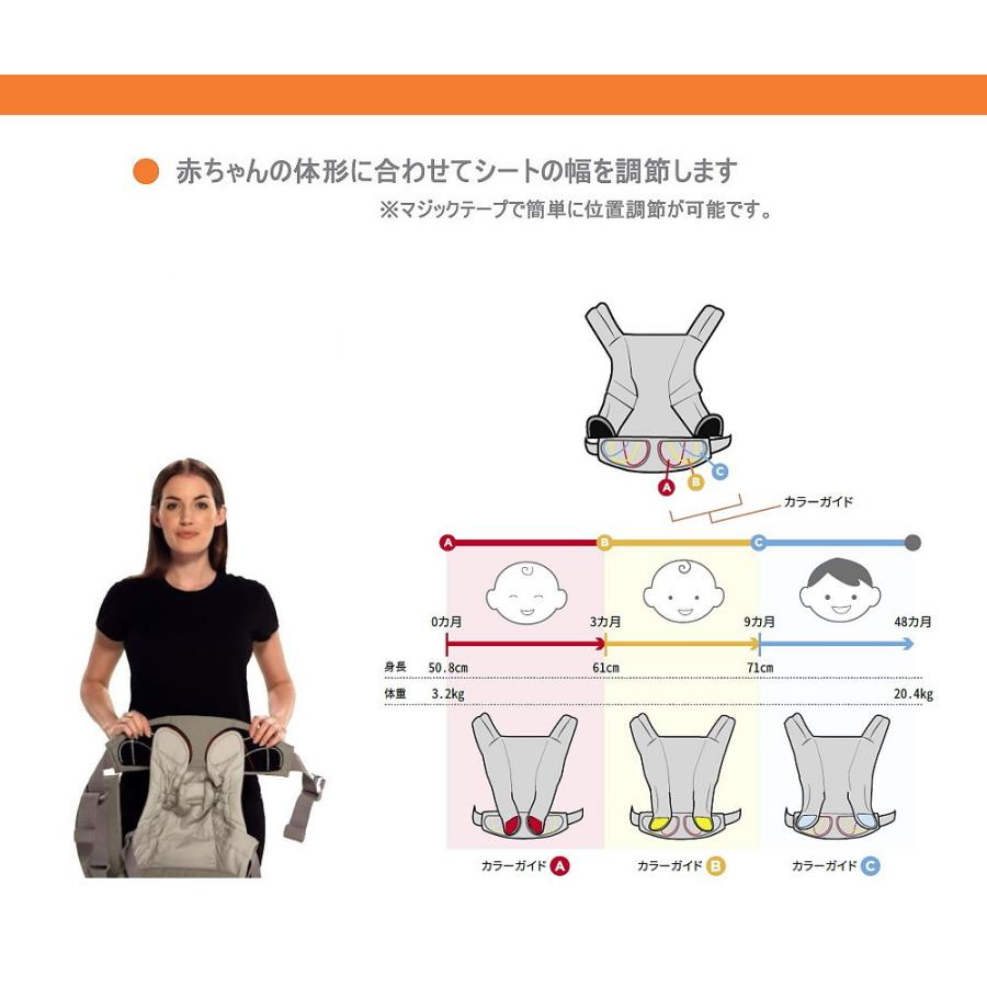 ＜Ｗプレゼント付き ＞エルゴベビー アダプト ソフトフレックス メッシュ パールグレー 抱っこひも Ergobaby Adapt Softflex 抱っこ紐 日本正規品 2年保証｜akachan-station｜07