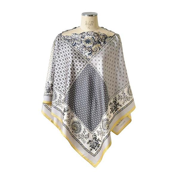 人気急上昇 ソレイアード ナーシングスカーフ グレー Souleiado 箱付 授乳ケープ フィセル Zigamacss Rw