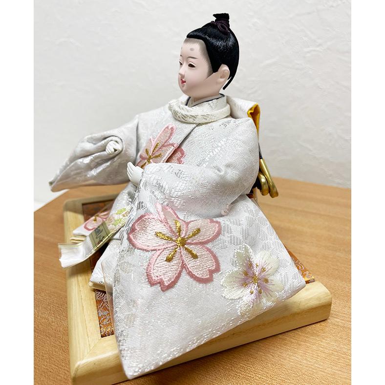 雛人形 瑞雲刺繍 親王飾り 収納【22S-06】おひなさま 女の子 初節句 二