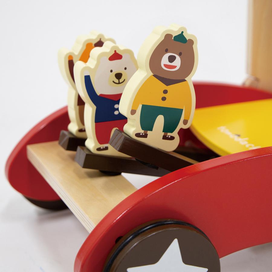 から厳選した 手押し車 赤ちゃん カタカタ 木製 おもちゃ 知育玩具 ヤトミ ともだちいっぱい押し車 プレゼント お誕生日 キッズ ベビー Aynaelda Com