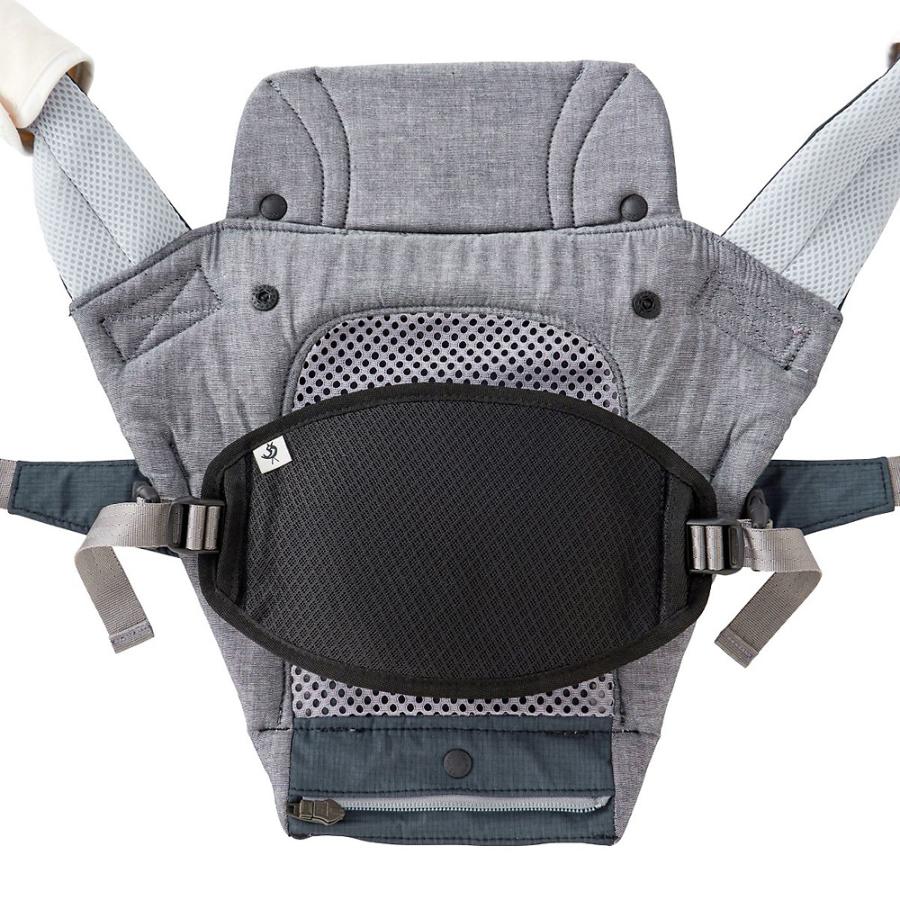 極美品✨️ ミキハウス×ポグネー コラボ 抱っこ紐　チャコールグレー Amazon.co.jp: MiKiHOUSE ミキハウス × POGNAE ポグネー コラボ