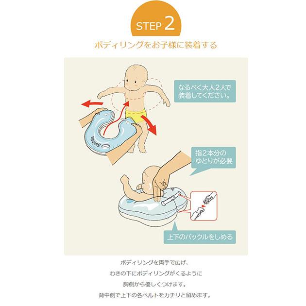 スイマーバ ボディリング BABY 6か月〜２歳 マカロン 【SW130BBMG】(胴回りにフィットする赤ちゃん用の縦長形状うきわ）｜akachandepart｜09