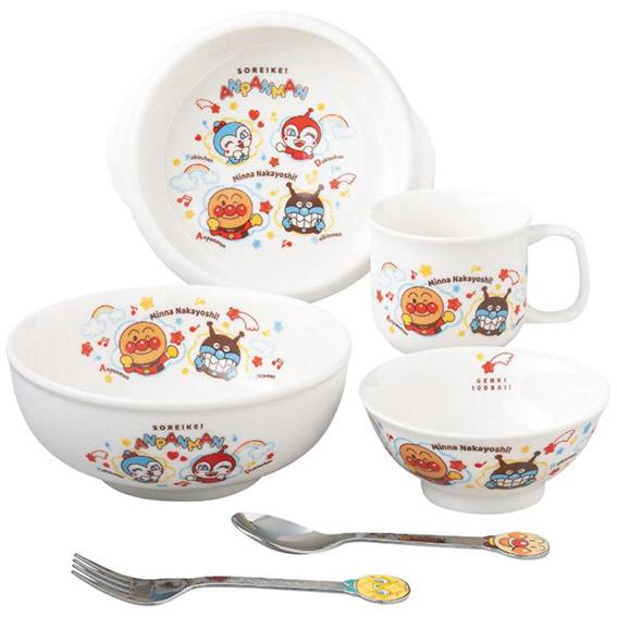 アンパンマン なかよし 子ども食器ギフトセット 金正陶器 陶磁器 日本
